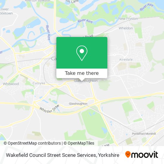 Wakefield Council Street Scene Services map