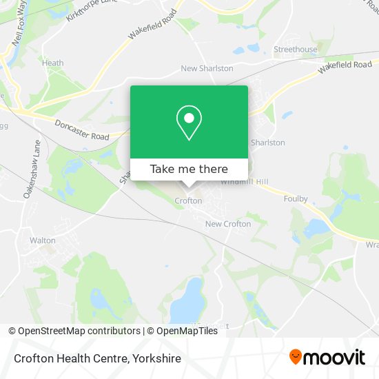 Crofton Health Centre map