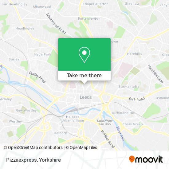 Pizzaexpress map