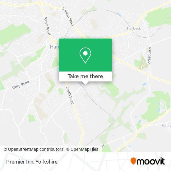Premier Inn map