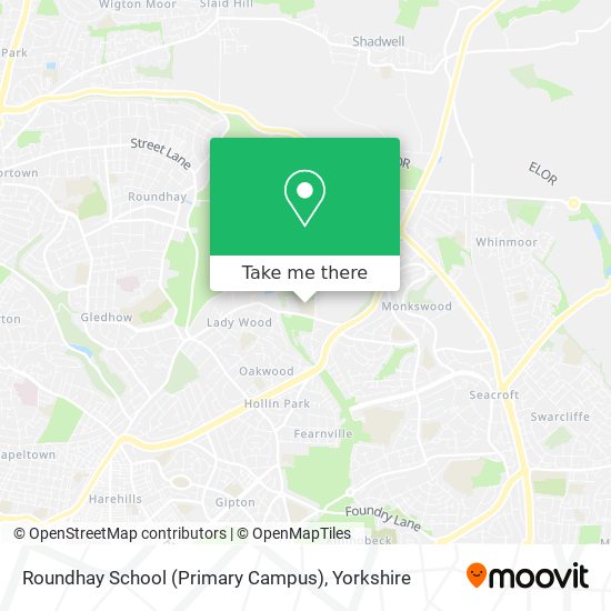 Roundhay School (Primary Campus) map