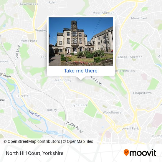 North Hill Court map