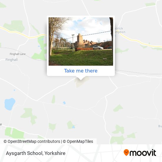 Aysgarth School map