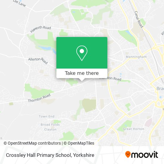 Crossley Hall Primary School map