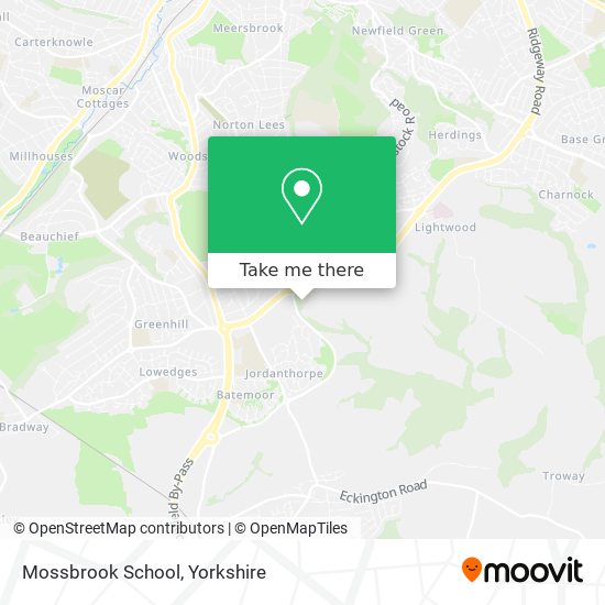 Mossbrook School map