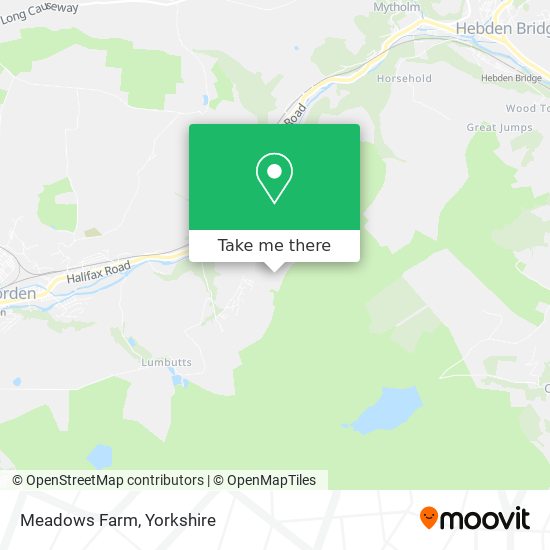 Meadows Farm map
