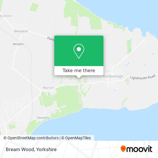 Bream Wood map