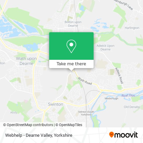 Webhelp - Dearne Valley map