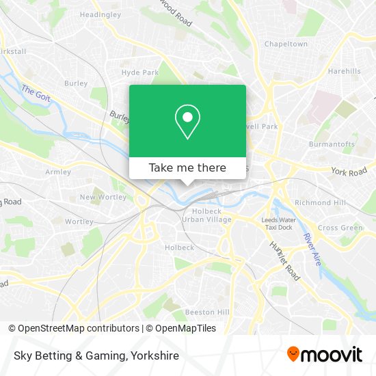 Sky Betting & Gaming map