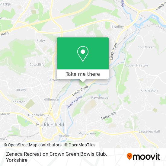 Zeneca Recreation Crown Green Bowls Club map