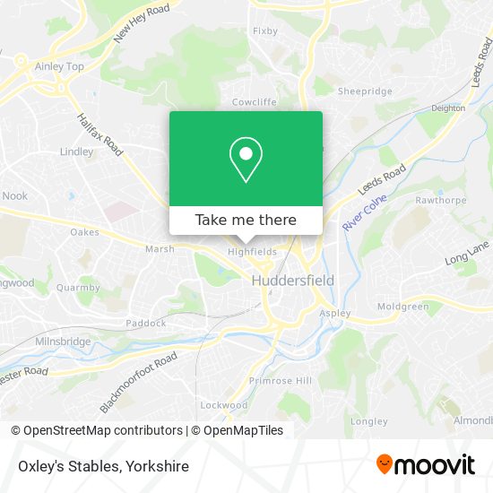 Oxley's Stables map