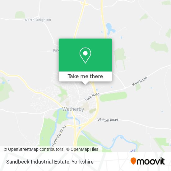 Sandbeck Industrial Estate map