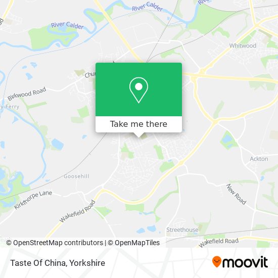 Taste Of China map