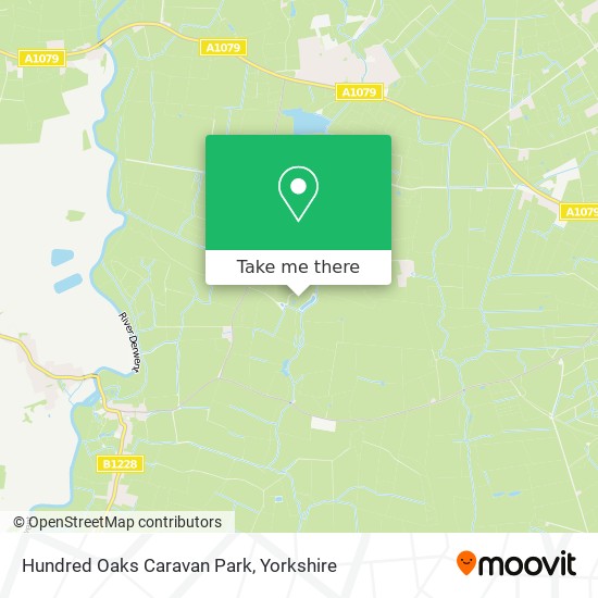 Hundred Oaks Caravan Park map