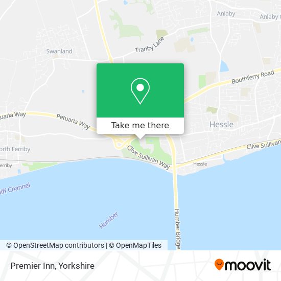 Premier Inn map