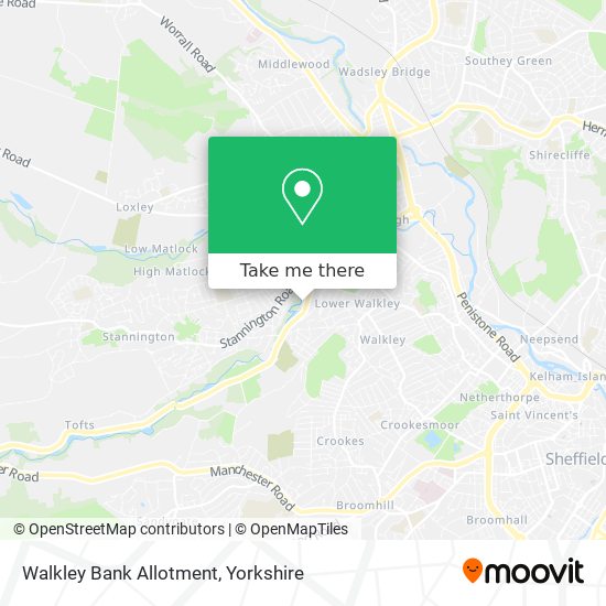 Walkley Bank Allotment map
