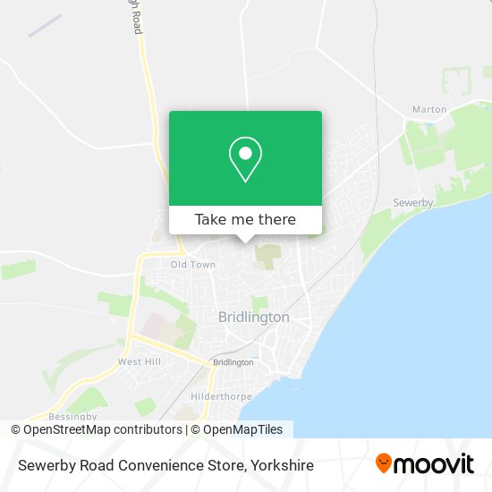 Sewerby Road Convenience Store map