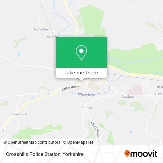 Crosshills Police Station map