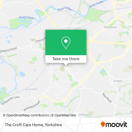 The Croft Care Home map