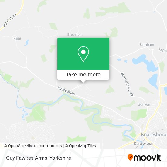 Guy Fawkes Arms map