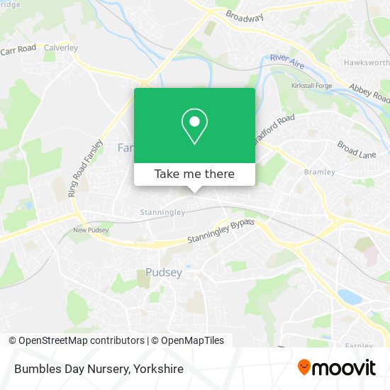 Bumbles Day Nursery map