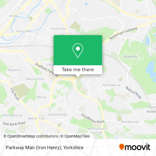 Parkway Man (Iron Henry) map