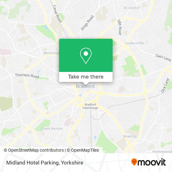 Midland Hotel Parking map