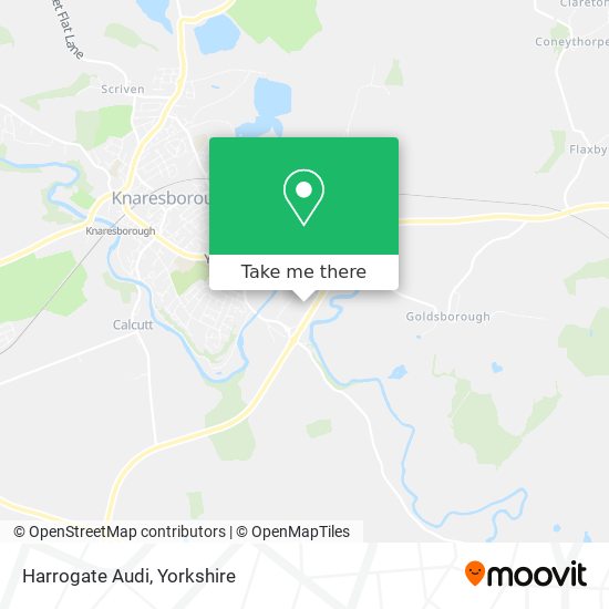 Harrogate Audi map