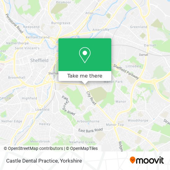 Castle Dental Practice map