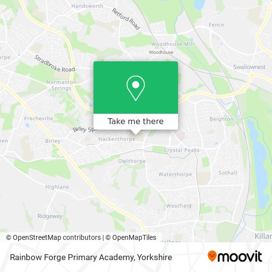 Rainbow Forge Primary Academy map