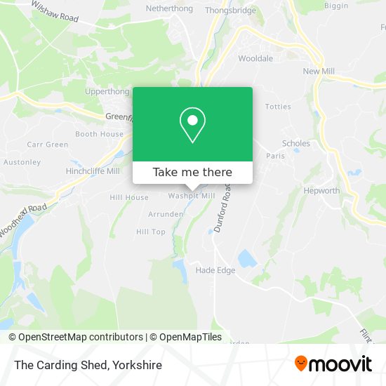 The Carding Shed map