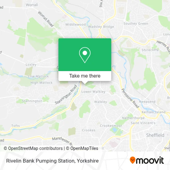 Rivelin Bank Pumping Station map