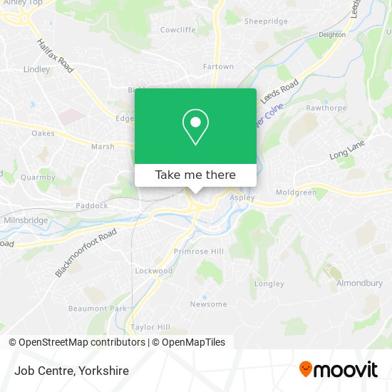 Job Centre map