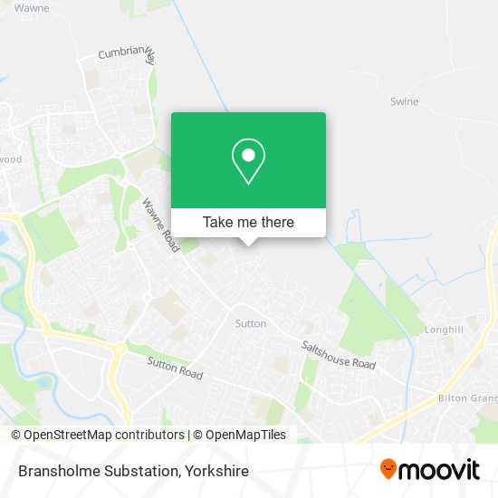 Bransholme Substation map