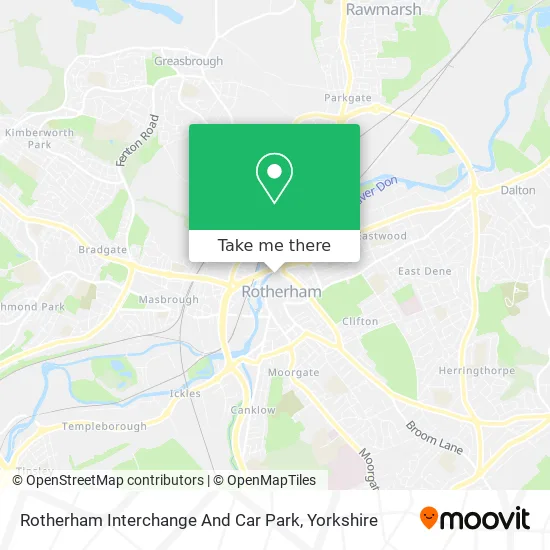 How to Get to Rotherham Interchange And Car Park by Bus, Light Rail or ...