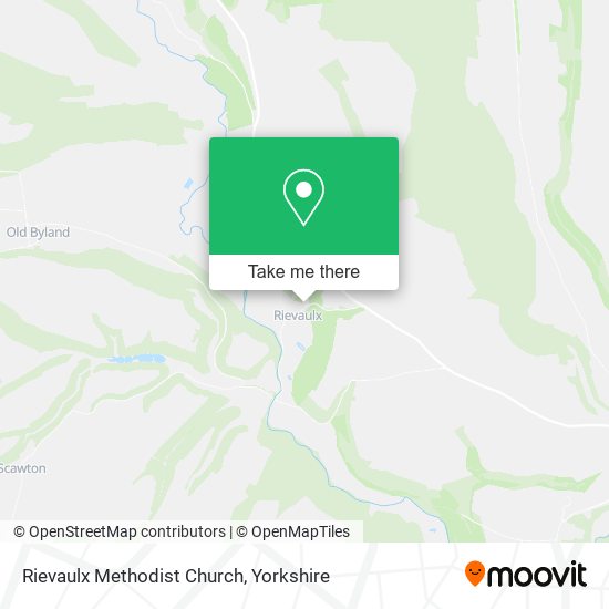 Rievaulx Methodist Church map