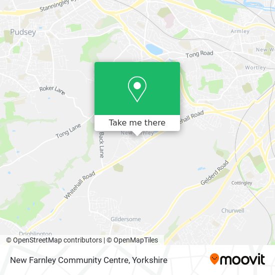 New Farnley Community Centre map