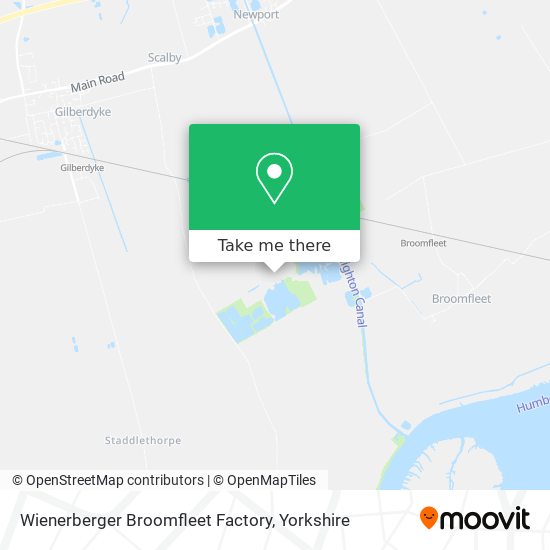 Wienerberger Broomfleet Factory map