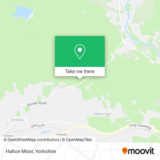 Halton Moor map