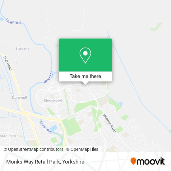 Monks Way Retail Park map