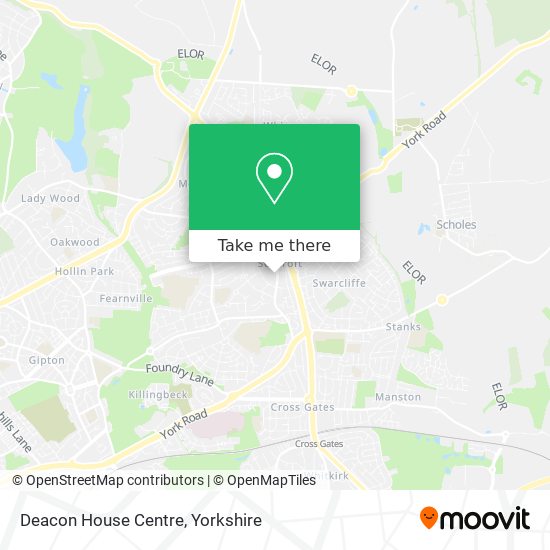 Deacon House Centre map