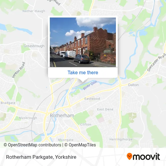Rotherham Parkgate map