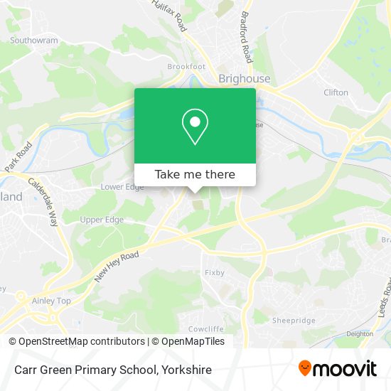 Carr Green Primary School map