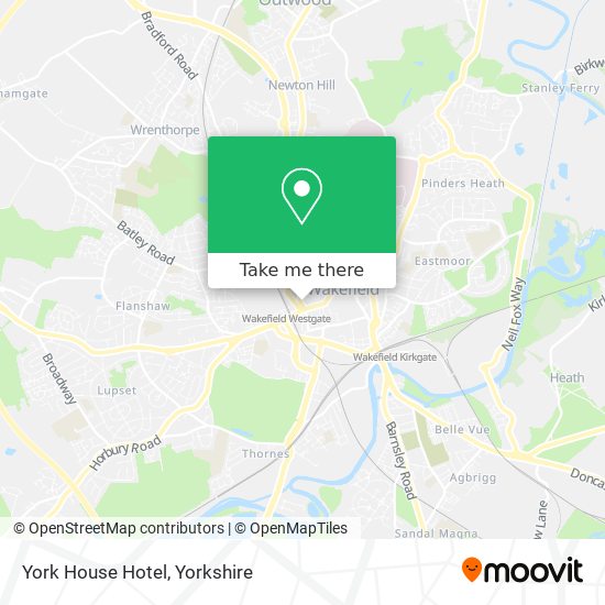 York House Hotel map