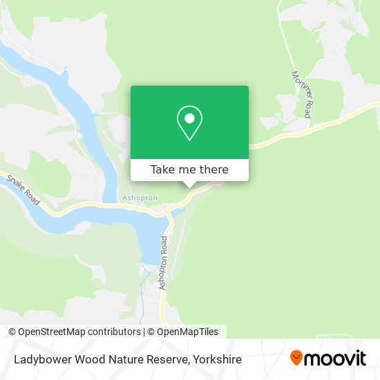 Ladybower Wood Nature Reserve map