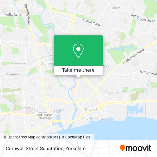 Cornwall Street Substation map