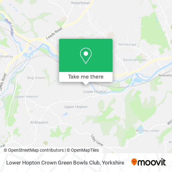 Lower Hopton Crown Green Bowls Club map