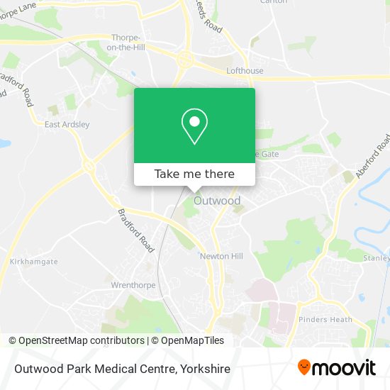 Outwood Park Medical Centre map