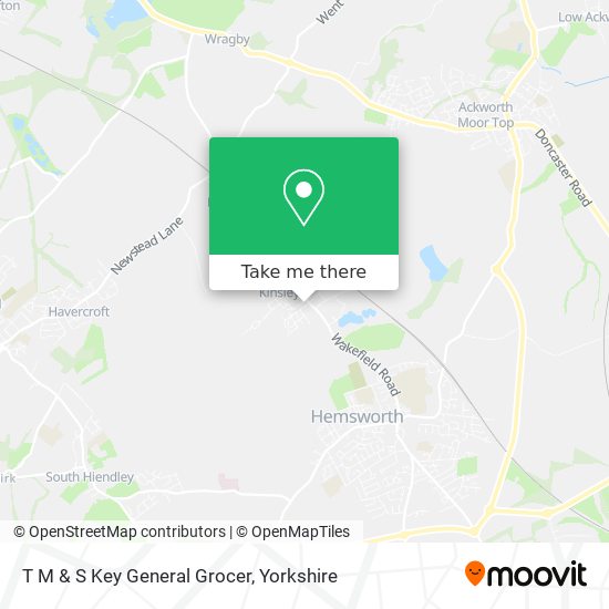 T M & S Key General Grocer map