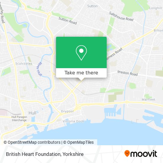 British Heart Foundation map
